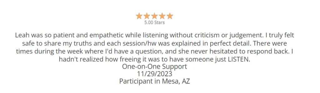 testimonial grief recovery